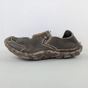 Cushe Slipper Shoes Mens Size 12 Slip On Canvas Casual Distressed Brown